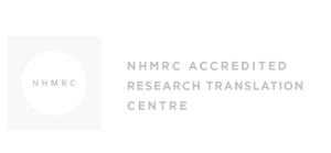 Logo. NHMRC Accredited Research Translation Centre.